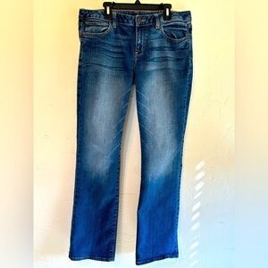 Gap Premium Curvy Straight Medium Wash Denim Blue Jeans Sz 8/29 R